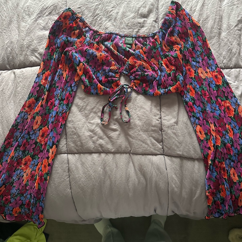Colorful Floral Women's Top